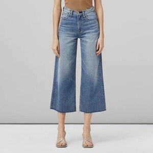 Rag‎ & Bone | Andi High Rise Ankle Wide Leg Jean Quinn Wash Size 28